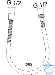 Встраиваемый смеситель с гигиеническим душем Ideal Standard Idealspray BD125AA (хром)
