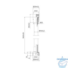 Душевой шланг Milardo 160 см 180P160M19 (хром)