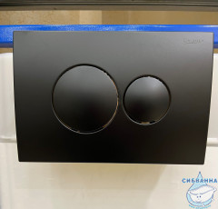 Кнопка смыва Loranto 7513  черный матовый