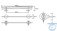 Полотенцедержатель Bemeta Alfa 102410052