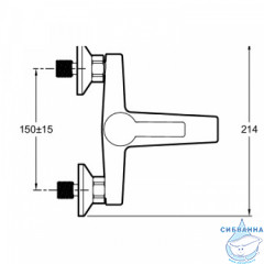 Смеситель для ванны Jacob Delafon EO E24160RU-CP (хром)