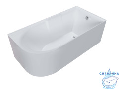 Акриловая ванна Grossman Ctistal GR-2201R 150x75 R с каркасом (белый глянцевый)