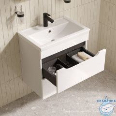 Тумба подвесная, 60 см, белый, Ray, IDDIS, RAY60W0i95 подходит умыв. 4076000i28