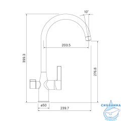 Смеситель для кухни с подключением фильтра Iddis Pure PURSBFJi05