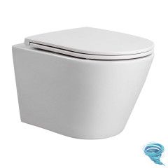 Унитаз подвесной безободковый Aquatek Вега AQ1904T-00 с сиденьем Soft Close (микролифт)