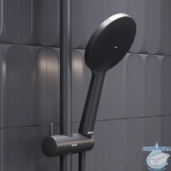 Лейка для душа Damixa Jupiter 977020300 1 режим (черный матовый)