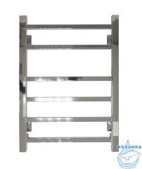 Полотенцесушитель электрический Санприз Квадро П6 40Х60 U (хром) (подключение универсальное)