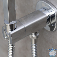 Встраиваемый смеситель с гигиеническим душем Lemark Solo LM7172C (хром)