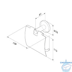Держатель для туалетной бумаги Am.Pm X-Joy A85A341400