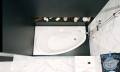 Акриловая ванна Roca Corfu 160х90 L с каркасом