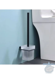 Ершик для унитаза Raglo R301.10.06 (черный матовый/белый)