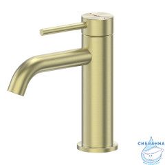 Смеситель ABBER Wasser Kreis 316 AF8110BG для раковины, брашированное золото