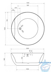 Акриловая ванна ABBER AB9280