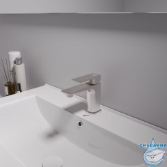 Смеситель для раковины Oliveeka D-Line OL-139003-BN (никель)