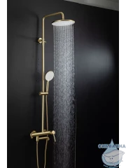 Душевая система Gappo G2406-3 250 1 режим (сатин золотой)