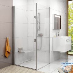 Дверь в нишу Ravak Chrome CSD1-80 см профиль сатин