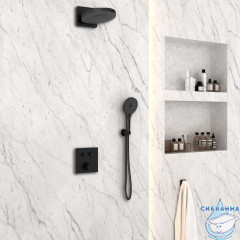 Душевая система Vincea 250 1 режим VSFW-4I211MB (черный матовый)