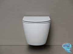 Унитаз подвесной безободковый Ceramicanova Whirl CN11007T с сиденьем быстросъемным Soft Close (микролифт)