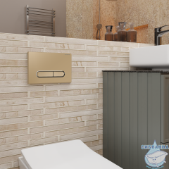 Кнопка смыва Charus Magnus FP.340.51.01 матовый песок