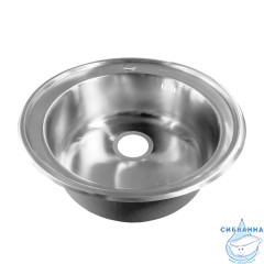 Мойка, нержавеющая cталь, сатин, D510, Basic, IDDIS, BAS51S0i77