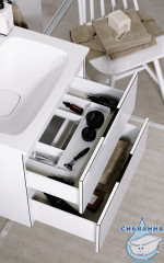 Тумба Aqwella Accent 62 c раковиной Малага 62 белый