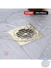 Дренажный трап для душа Raglo R605.10.03 (сатин золотой)