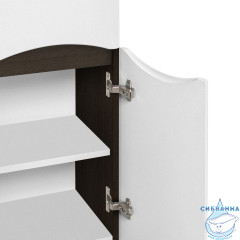 Шкаф пенал Am.Pm Like 35 венге/белый M80CHR0356VF