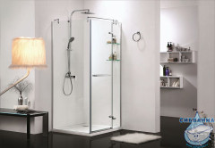 Душевое ограждение Azario Montreal 90x90 профиль серебро, стекло прозрачное AZ-NWG1231-R (без поддона)