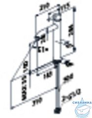 Смеситель для настольного умывальника, глянцевый хром, Kaya, IDDIS, KAYSB01i01