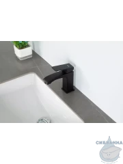 Смеситель для раковины Frap F1076-6 (черный матовый)