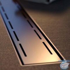 Дренажный трап для душа Veconi Line  V750L с решеткой