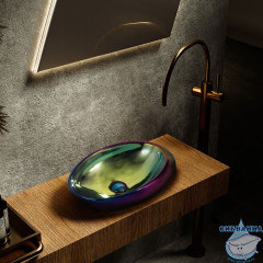 Раковина на столешницу 49 см ABBER Bequem AC2107Regen