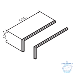 Ножки для мебели AM.PM Func, 2 шт M8FLEGS015GM