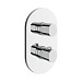 Встраиваемый смеситель для ванны Ravak Chrome CR II 063.00CR II.O2 X070455 (хром)