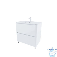 Тумба с умывальником, напольная, 80 см, белая, Edifice, IDDIS, EDI80WFi95K