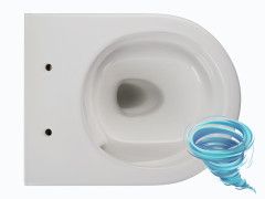 Унитаз подвесной безободковый Charus Elmo Rimless EWC700-129WT с сиденьем Soft Close (микролифт)