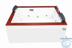 Акриовая ванна Gemy G9052 II B R 186х151 с гидромассажем