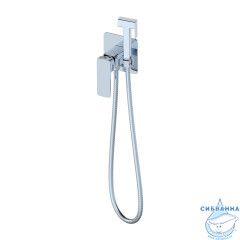 Встраиваемый смеситель с гигиеническим душем Oliveeka D-Line OL-829003-CR (хром)
