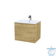 Тумба с умывальником, подвесная, 60 см, дуб светлый, Bild, IDDIS, BIL60V0i95K подходит умыв. 0136000i28