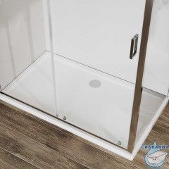 Душевое ограждение Vincea Сити 110x90 профиль хром, стекло прозрачное VSR-5CT9011CL