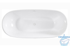 Акриловая ванна Abber 180х82 AB9263-1.8 белая