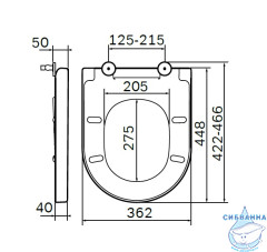 Сиденье для унитаза AM.PM Spirit C707855WH Soft Close (микролифт)
