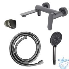 Смеситель для ванны Azario Alanti  AZ-K3032GR (графит)