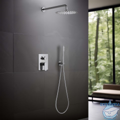 Душевая система Aquatek Оберон 250 AQ1272CR (хром)