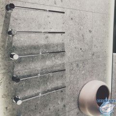 Полотенцесушитель электрический  Wonzon&Woghand Hamburg 52х72 WW-AL315-CR (с возможностью скрытого подключения, подключение универсальное) (хром)