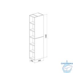 Шкаф пенал Iddis Zodiac 35 белый матовый ZDX35W0i97