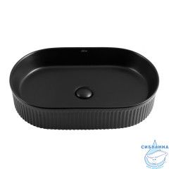 Раковина накладная ABBER Bequem AC2116MB черная матовая