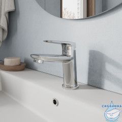 Cмеситель для умывальника, хром глянцевый, Maks, Milardo, MAKSB00M01