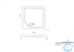 Акриловый поддон Triton 100x100 Щ0000050808