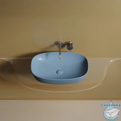  Раковина на столешницу 60 см Ceramicanova Element CN6049ML (синий)